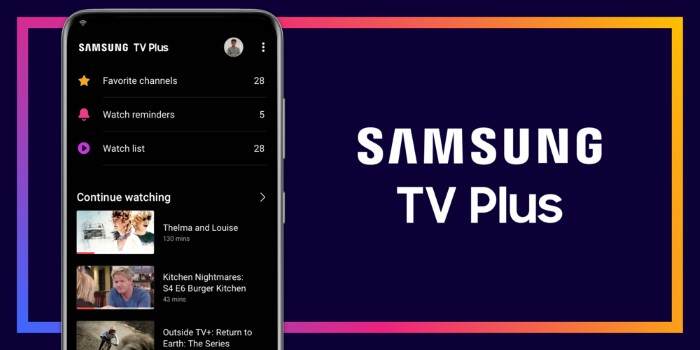 samsung tv plus download